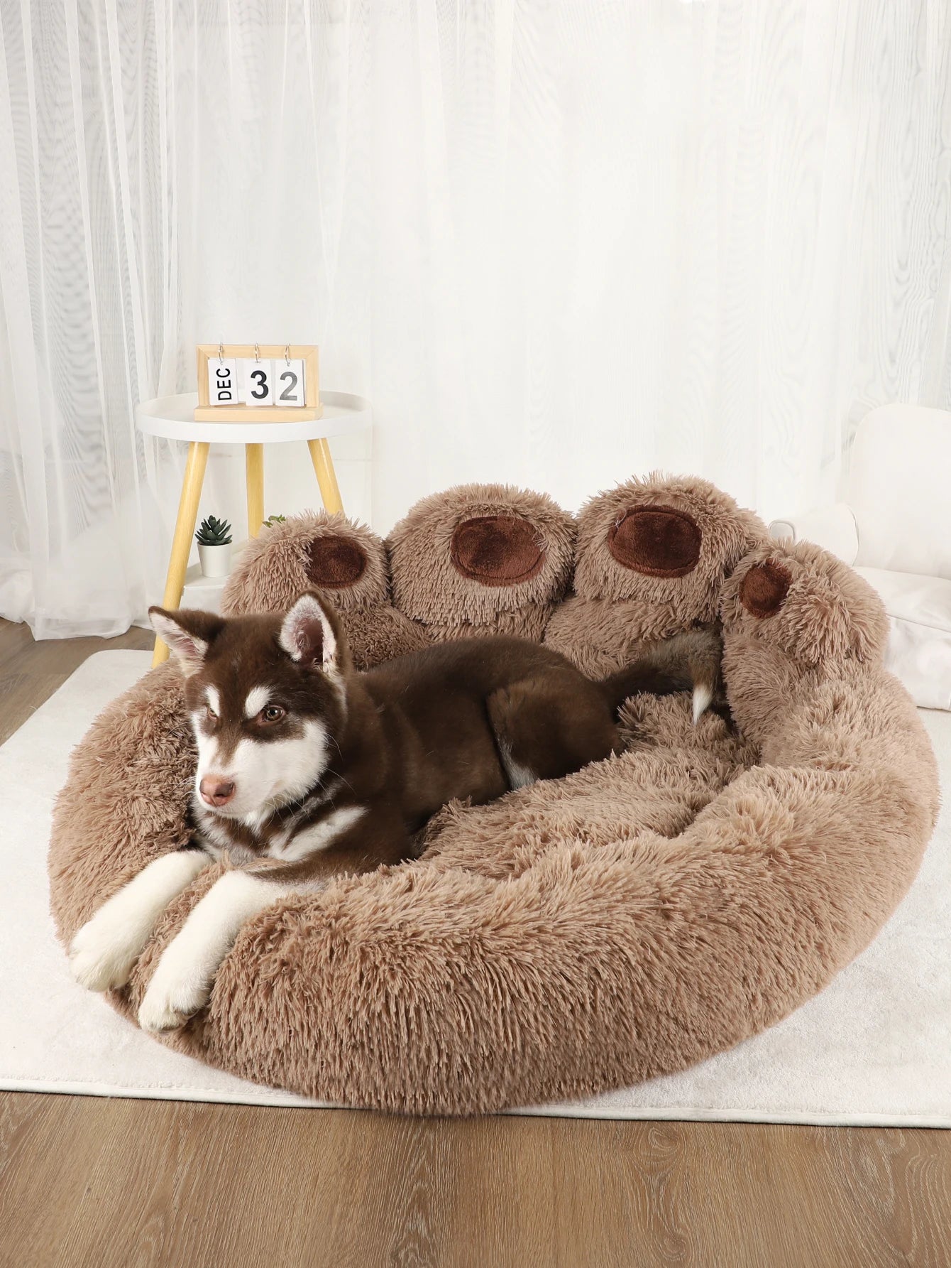 Washable Plush Dog Bed