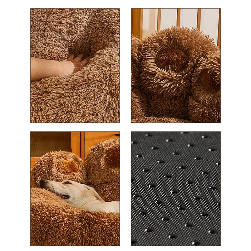 Washable Plush Dog Bed