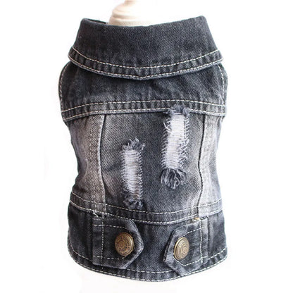 Denim Cat Clothes