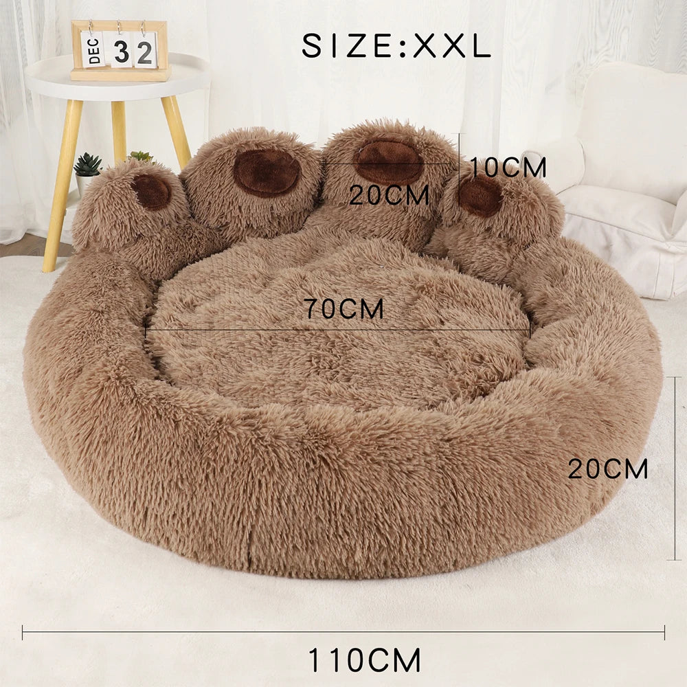 Washable Plush Dog Bed