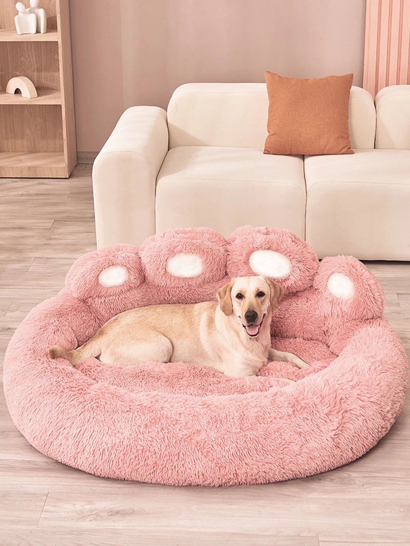 Washable Plush Dog Bed