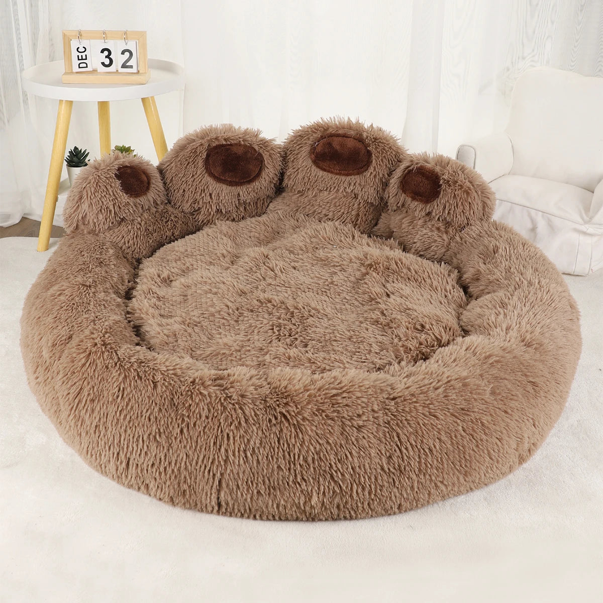 Washable Plush Dog Bed