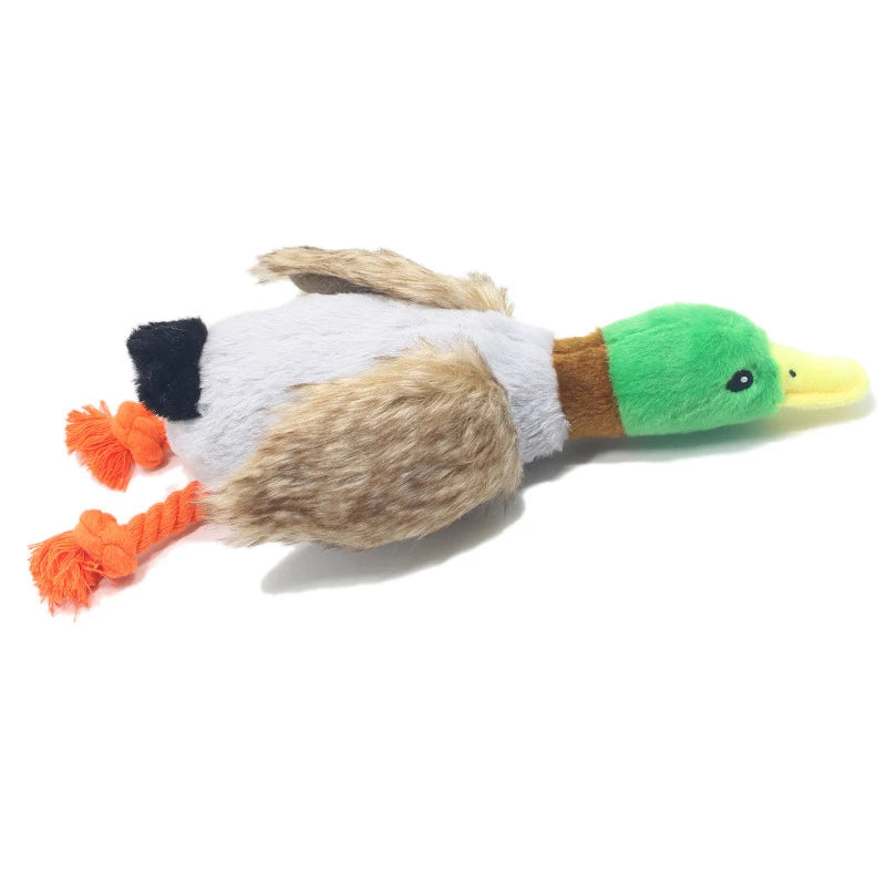 Cute Papa Duck Dog Toy With Rope