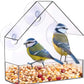 Acrylic Transparent Bird Feeder with Suction Cup