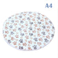 Double-sided Round Dog Bed Mat