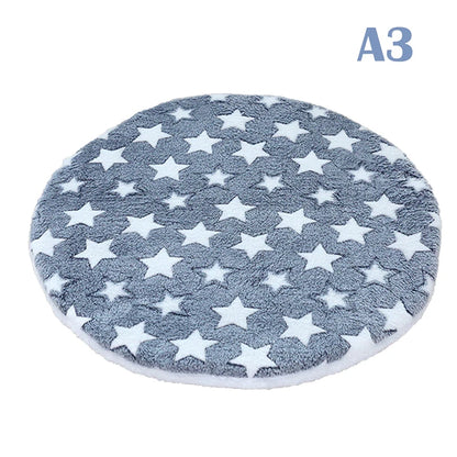 Double-sided Round Dog Bed Mat