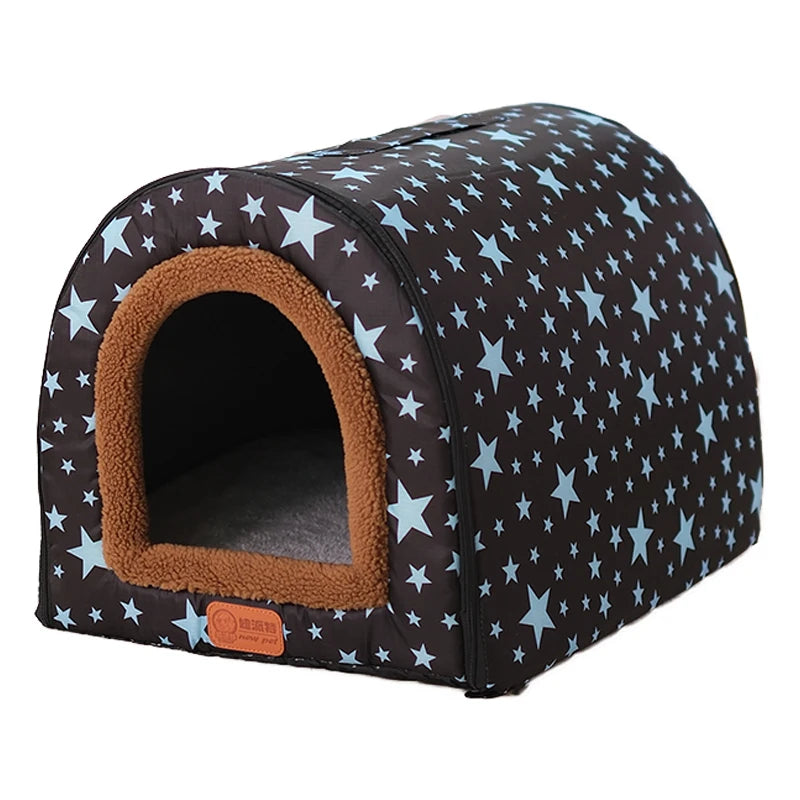 Comfortable Print Foldable Pet Bed